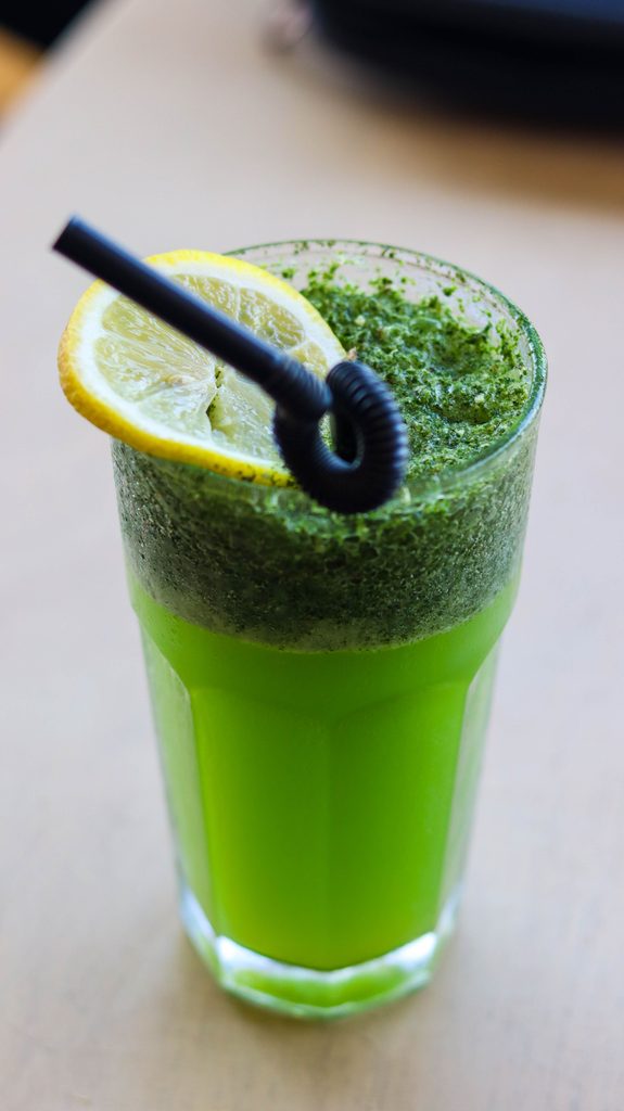Vers green juice met citroen